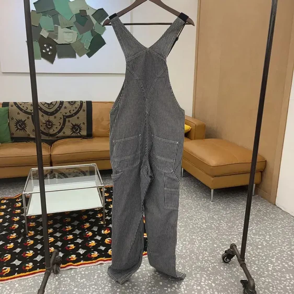 칼하트 윕 빈티지 레트로 스트라이프 멜빵 점프수트 C07550 상품이미지4