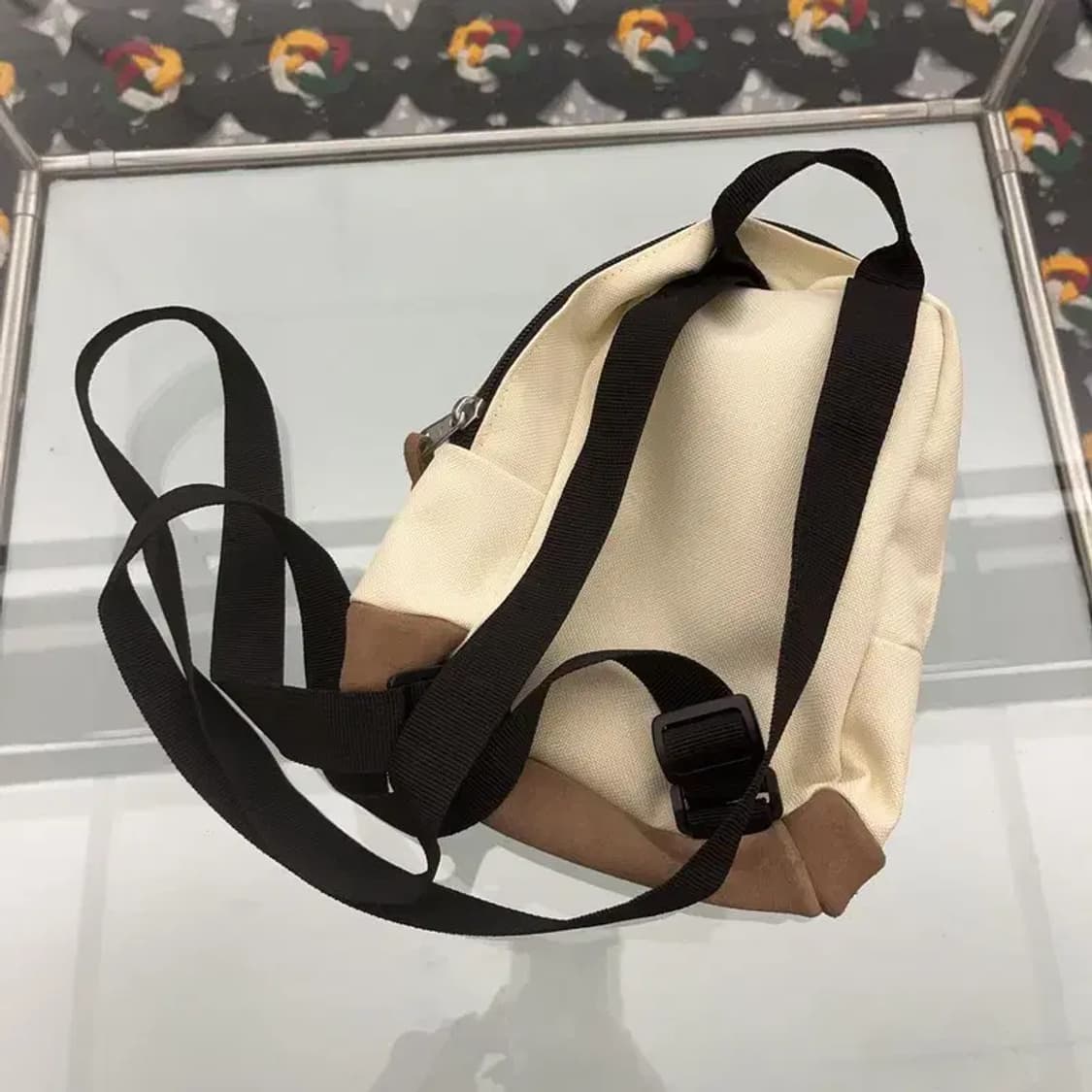 잔스포츠 빈티지 키치 캐주얼 미니 크림 백팩 C07551 상품이미지4