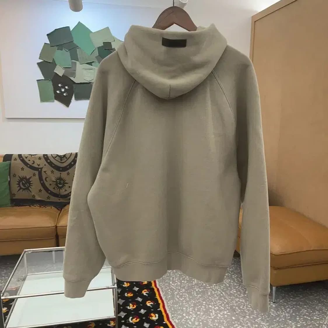 피어 오브 갓 에센셜 빈티지 캐주얼 빅로고 기모 후드티 M C07526 상품이미지4