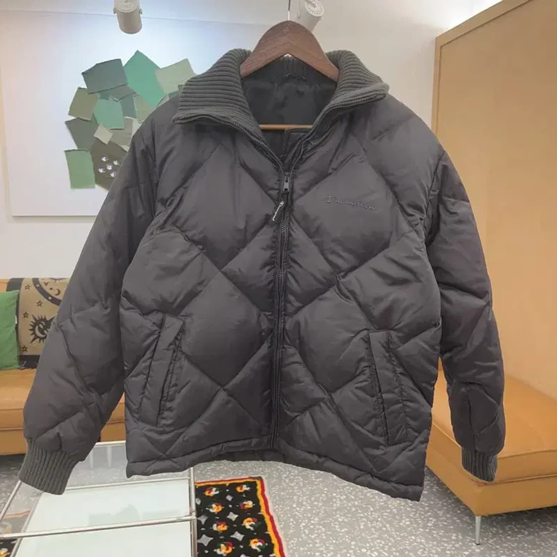 챔피언 올드스쿨 모던락시크 퀄팅 패딩 105 C07541 상품이미지3