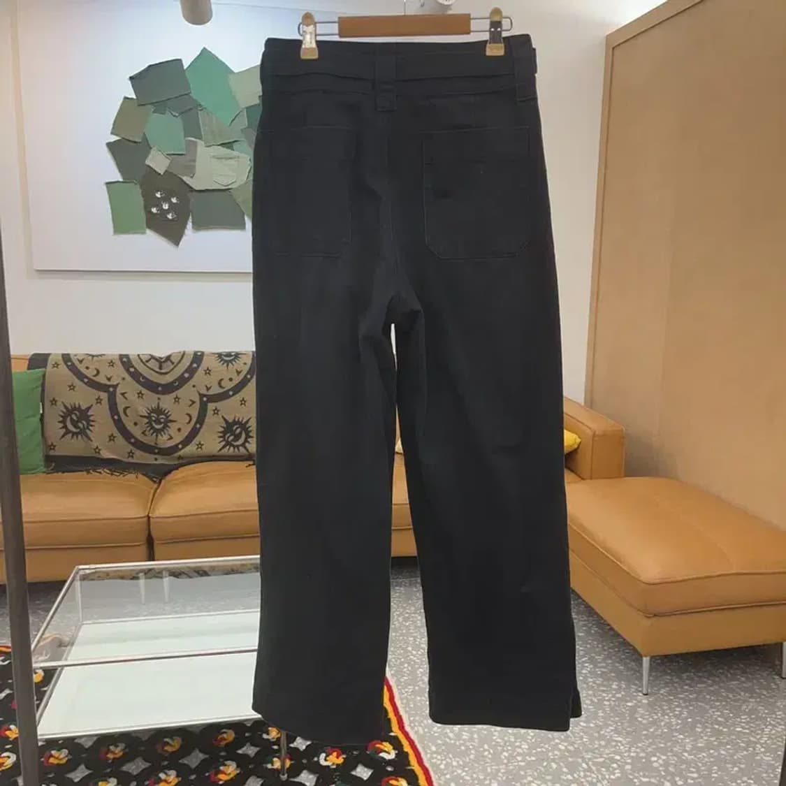 유니클로 U 모던시크 벨티드 핀턱 코튼팬츠 C07545 상품이미지4