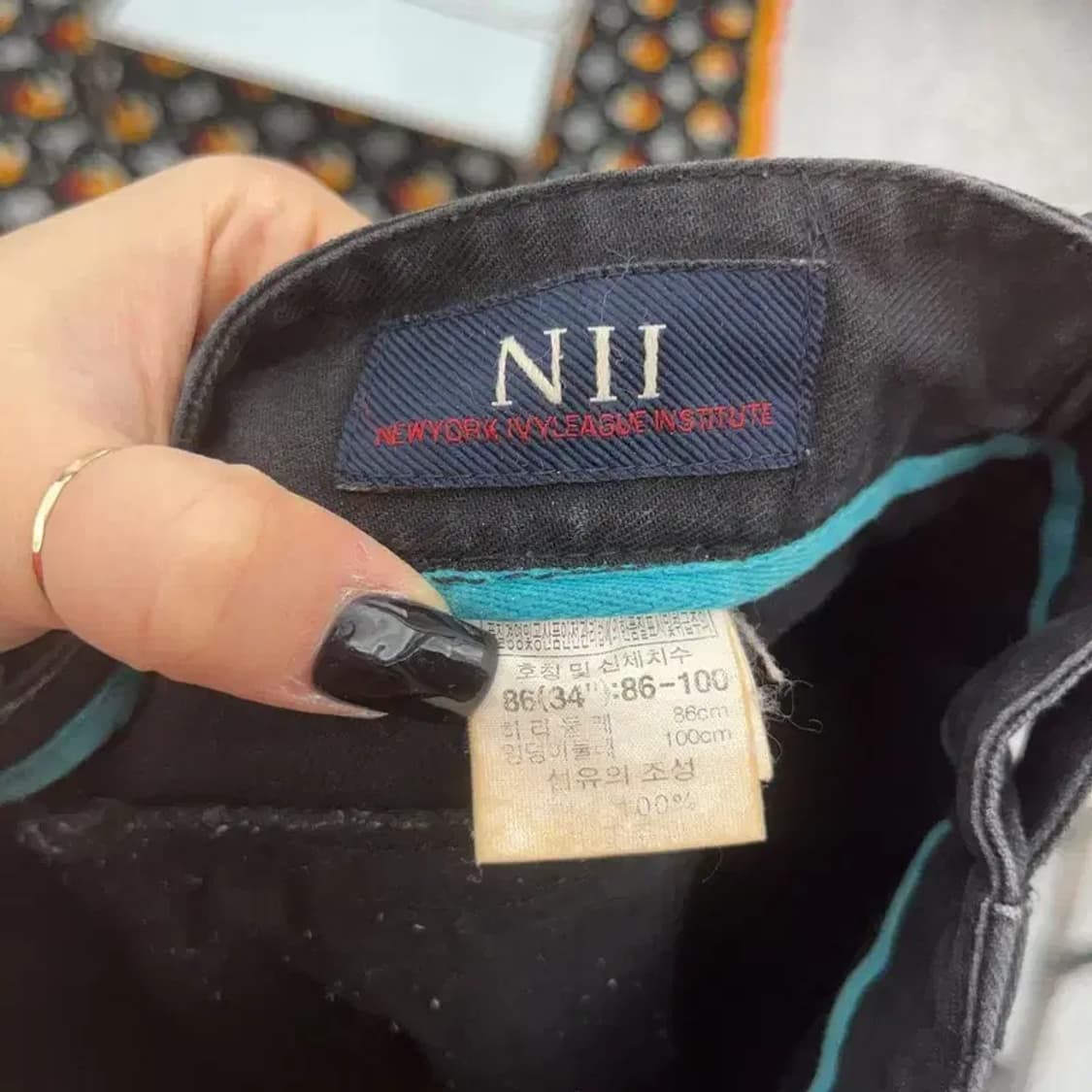 빈티지 올드스쿨 빈티지 데님 카고팬츠 34인치 C07548 상품이미지5