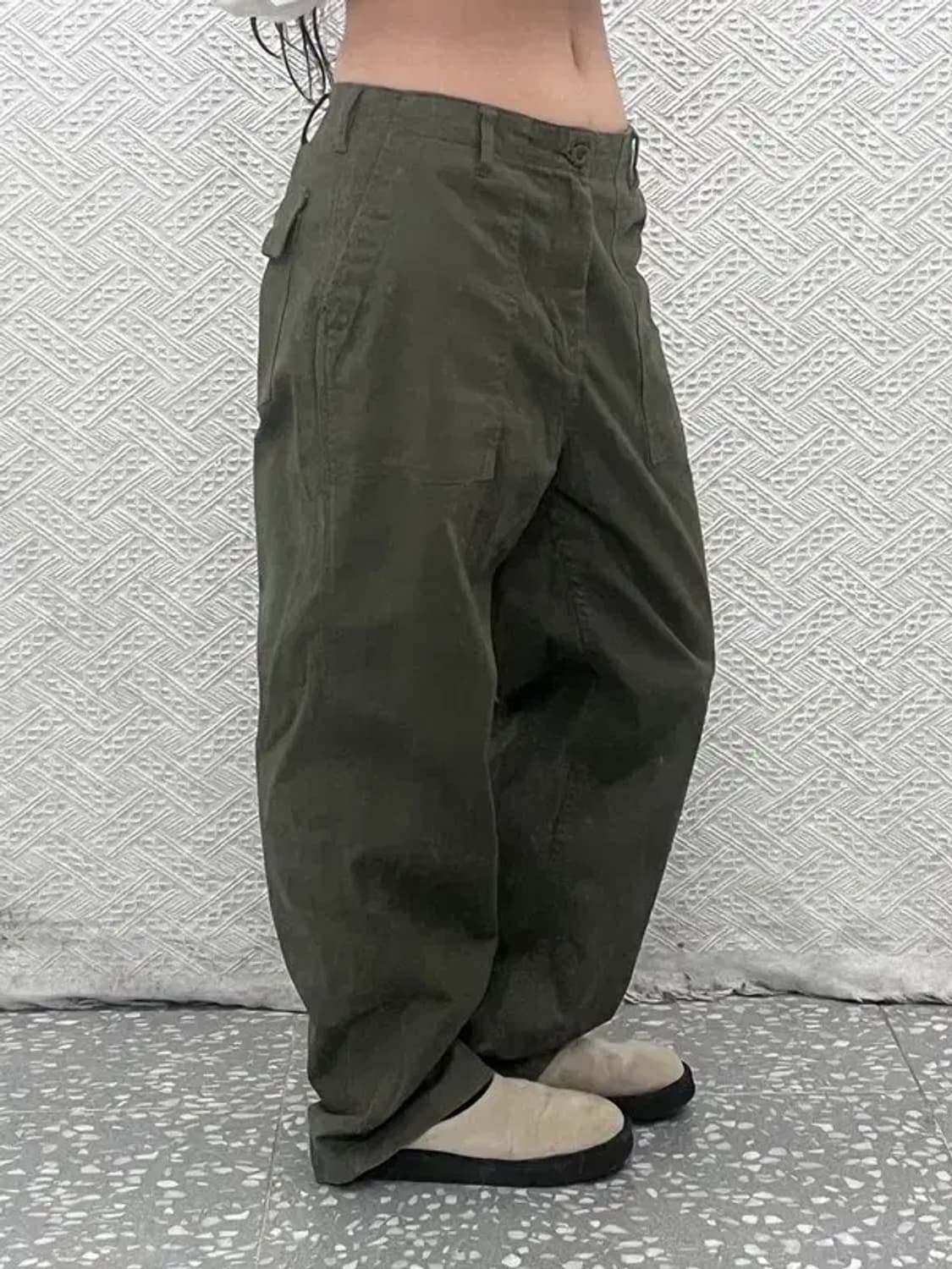 리 LEE 밀리터리 말차카키 퍼티그 팬츠 34인치 C07549 상품이미지2