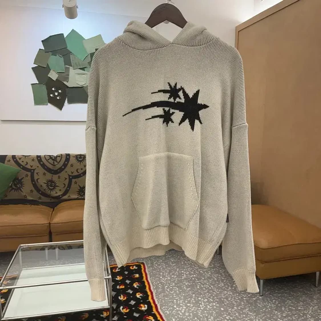 나이스 고스트 클럽 키치 샤이닝 니트 후드티 S C07560 상품이미지3