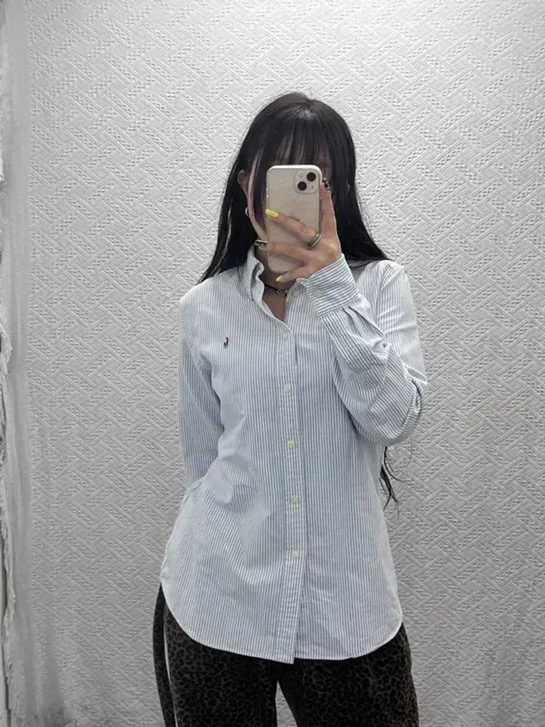 폴로 랄프로렌 빈티지 스트라이프 옥스포드 셔츠 100 C07563 상품이미지2