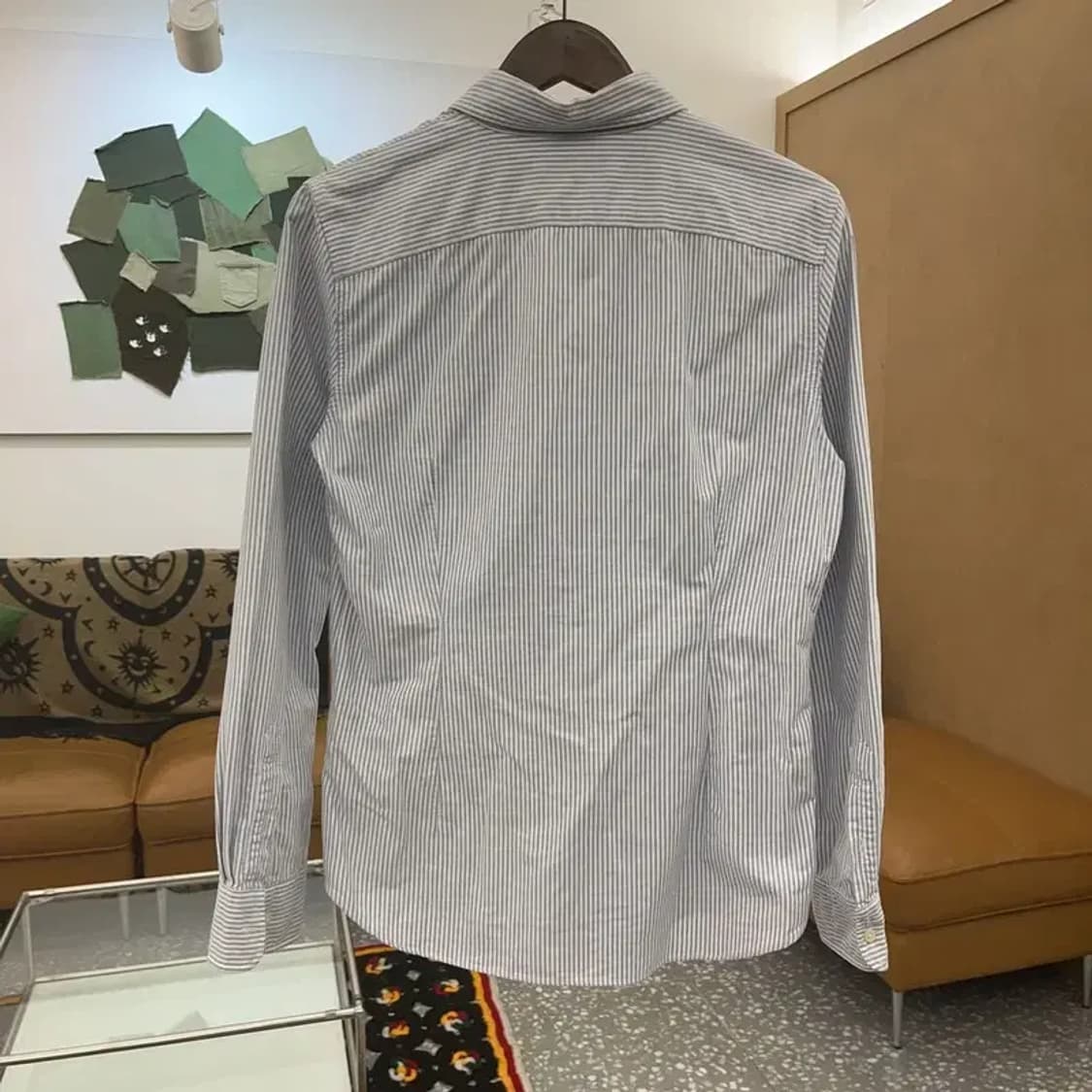 폴로 랄프로렌 빈티지 스트라이프 옥스포드 셔츠 100 C07563 상품이미지4