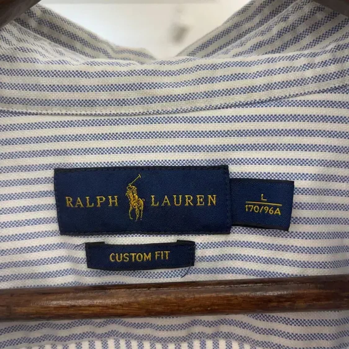 폴로 랄프로렌 빈티지 스트라이프 옥스포드 셔츠 100 C07563 상품이미지5