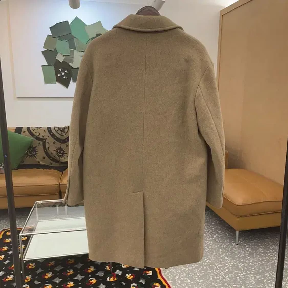 앤더슨벨 모던시크 캐주얼 오버핏 울 코트 M C07577 상품이미지4