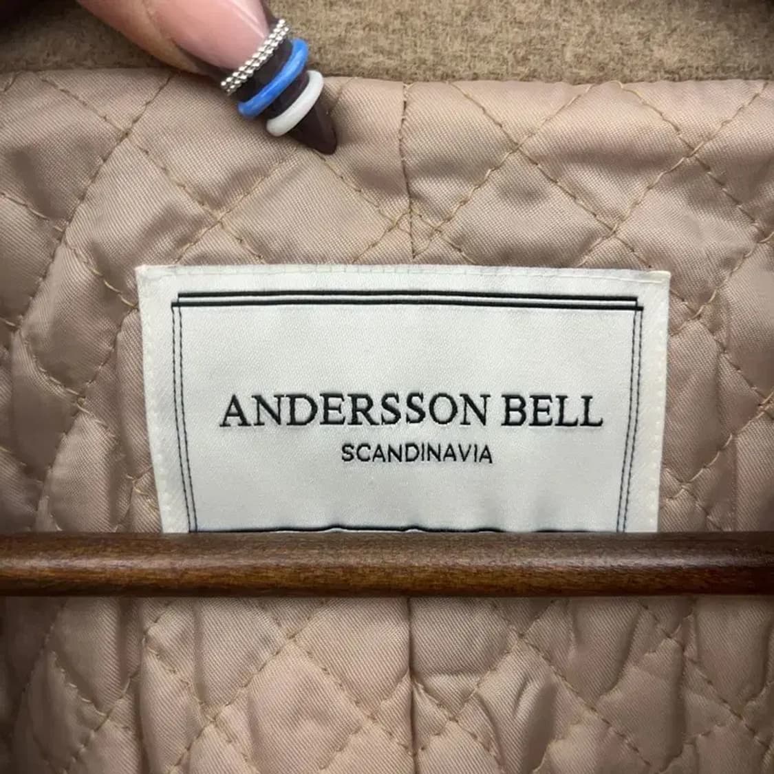 앤더슨벨 모던시크 캐주얼 오버핏 울 코트 M C07577 상품이미지5