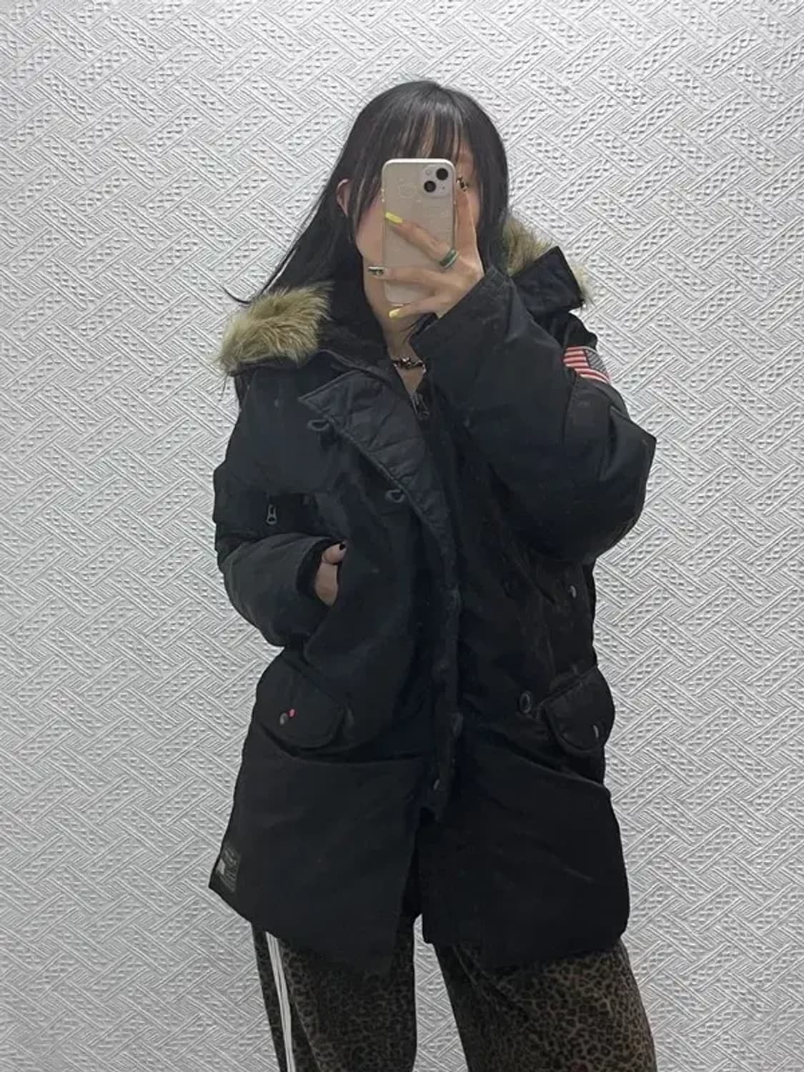 데님 앤 서플라이 랄프로렌 N3B 성조기 다운 패딩 M C07593 상품이미지1