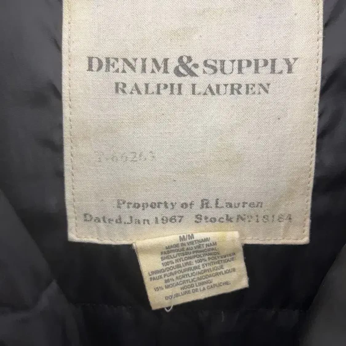 데님 앤 서플라이 랄프로렌 N3B 성조기 다운 패딩 M C07593 상품이미지5