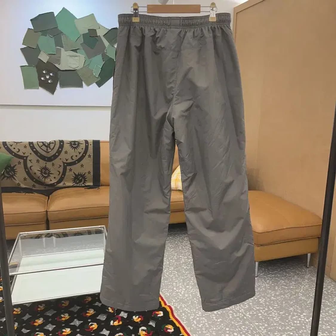 나이키 T90 올드스쿨 카키그레이 밴딩 트랙팬츠 M C07594 상품이미지4