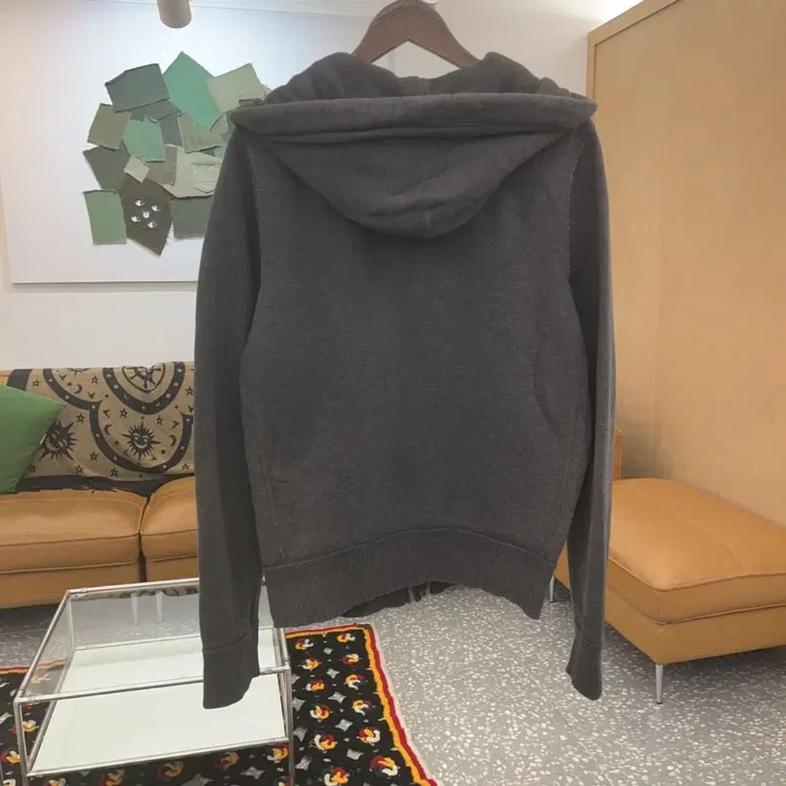 아베크롬비 Y2K 스펠로고 기모 후드 집업 L C07565 상품이미지4