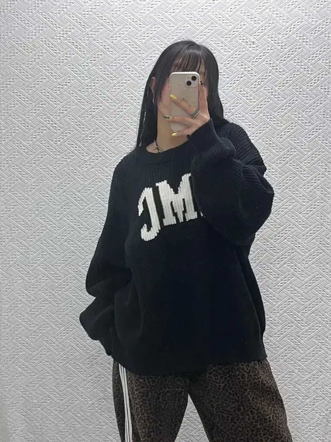 LMC 올드스쿨 빈티지 빅로고 오버핏 니트 2 C07588 상품이미지1