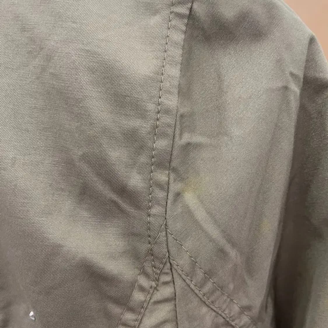 빈티지 Y2K 00's 대장급 올리브카키 항공점퍼 자켓 90 C07586 상품이미지5