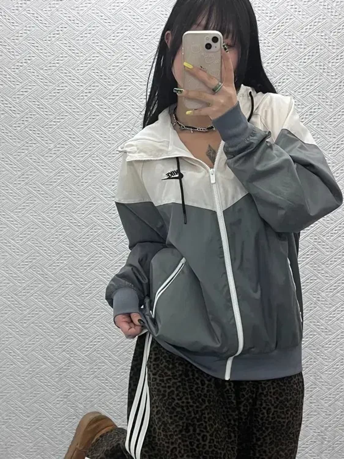 나이키 올드스쿨 레트로 윈드러너 바람막이 자켓 M C07566 상품이미지1