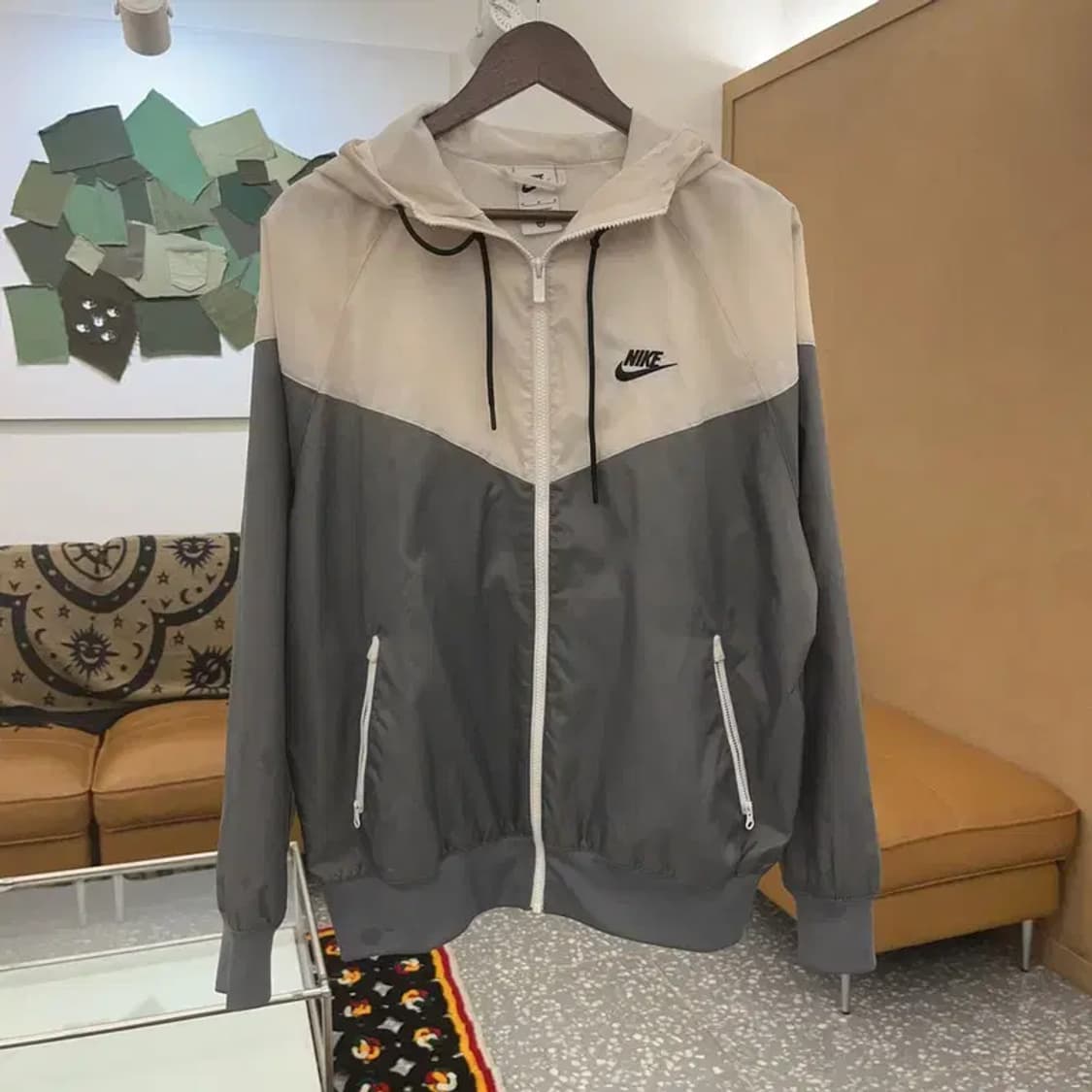 나이키 올드스쿨 레트로 윈드러너 바람막이 자켓 M C07566 상품이미지3