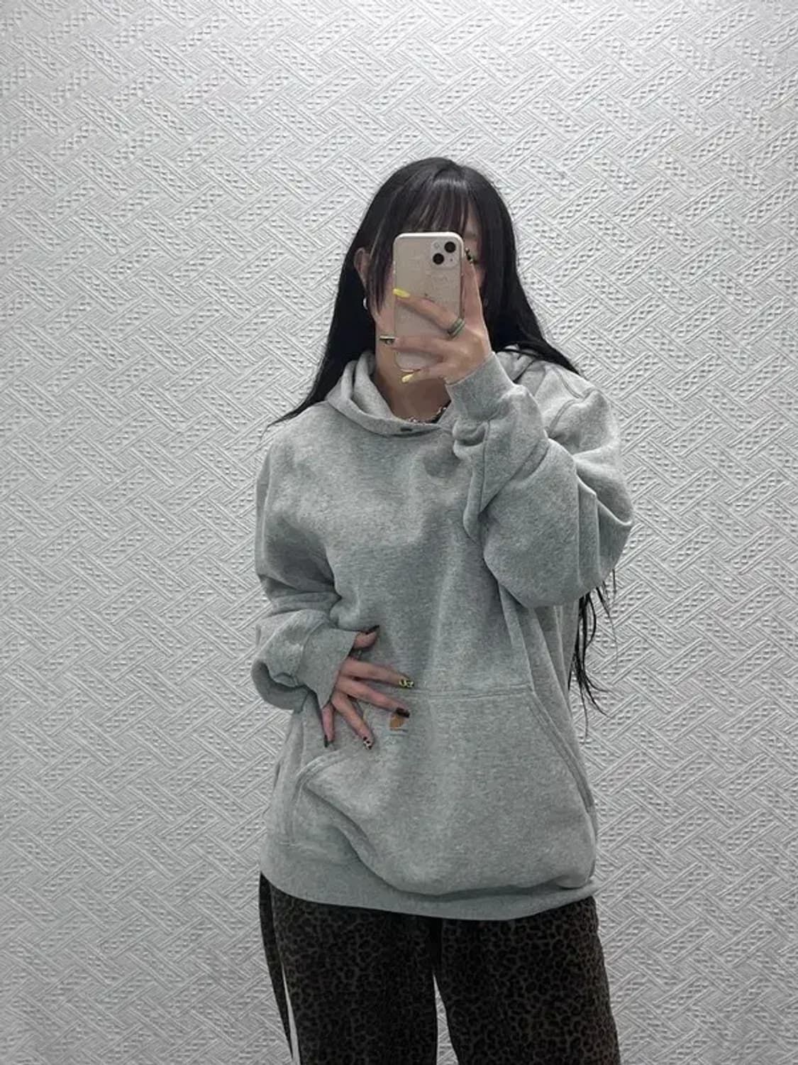 칼하트 빈티지 캐주얼 오버핏 기모 후드티 M C07578 상품이미지2