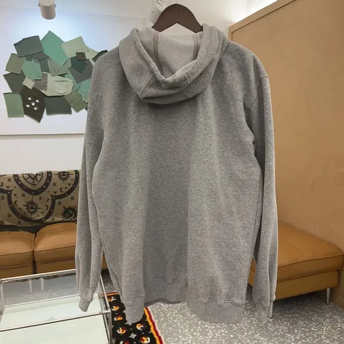 칼하트 올드스쿨 빈티지 오버핏 기모 후드집업 M C07579 상품이미지4