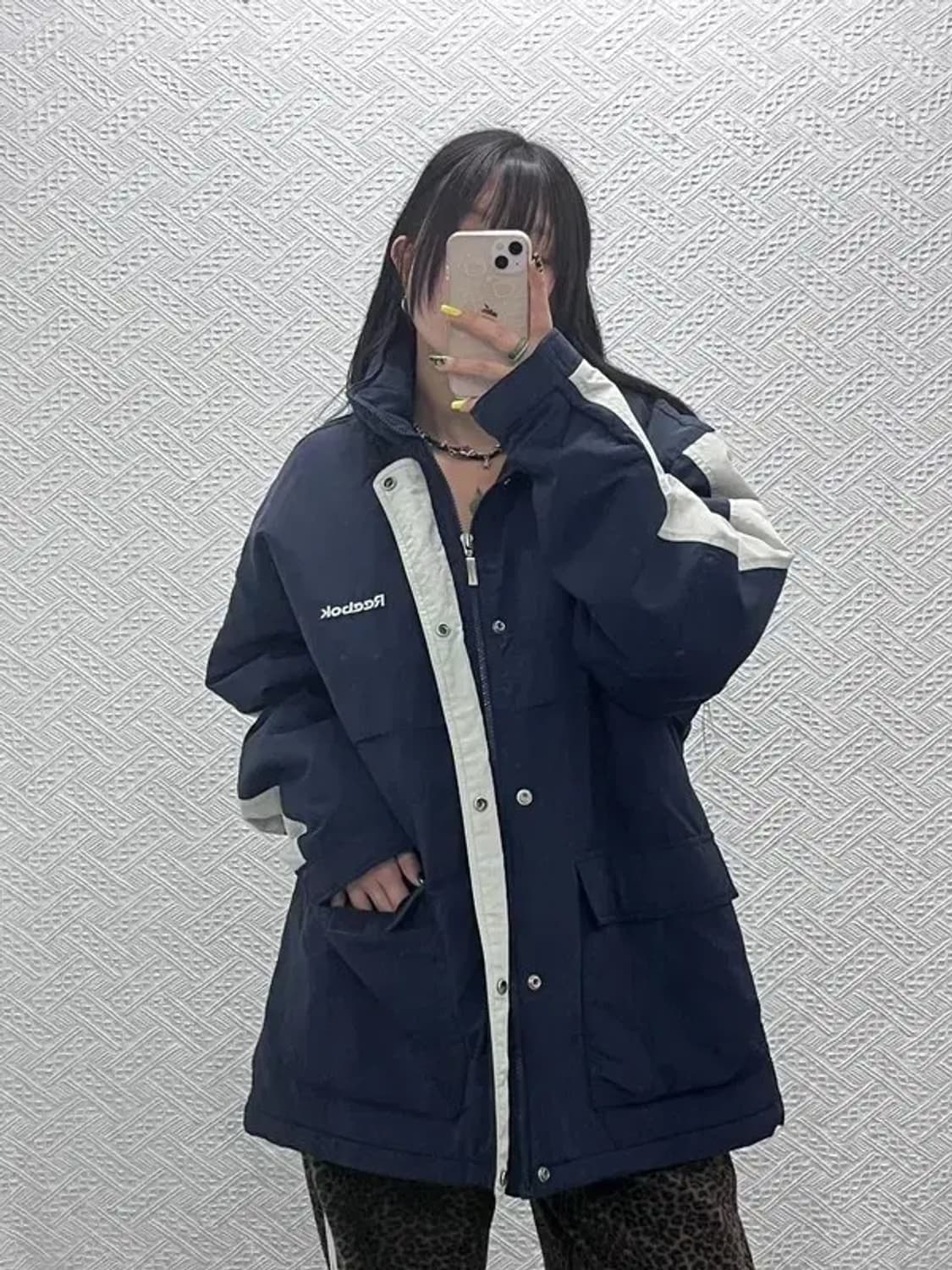 리복 올드스쿨 레트로 바람막이 돕바 자켓 105 C07573 상품이미지2