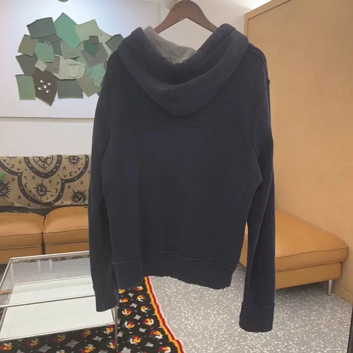 아베크롬비 레트로 올드빈티지 빅로고 기모 후드티 L C07587 상품이미지4