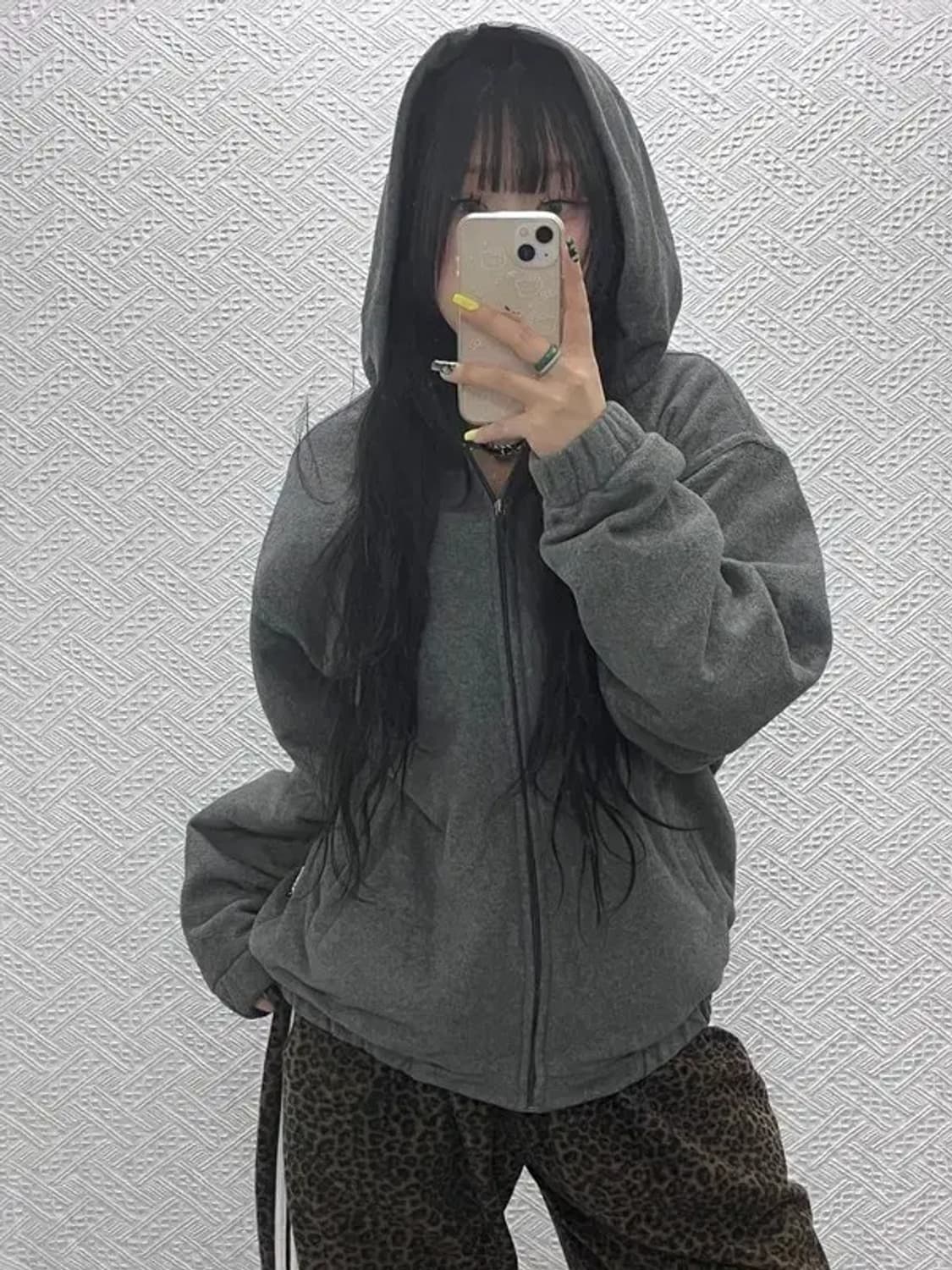 푸마 캐주얼 빈티지 후리스 후드집업 M C07590 상품이미지1