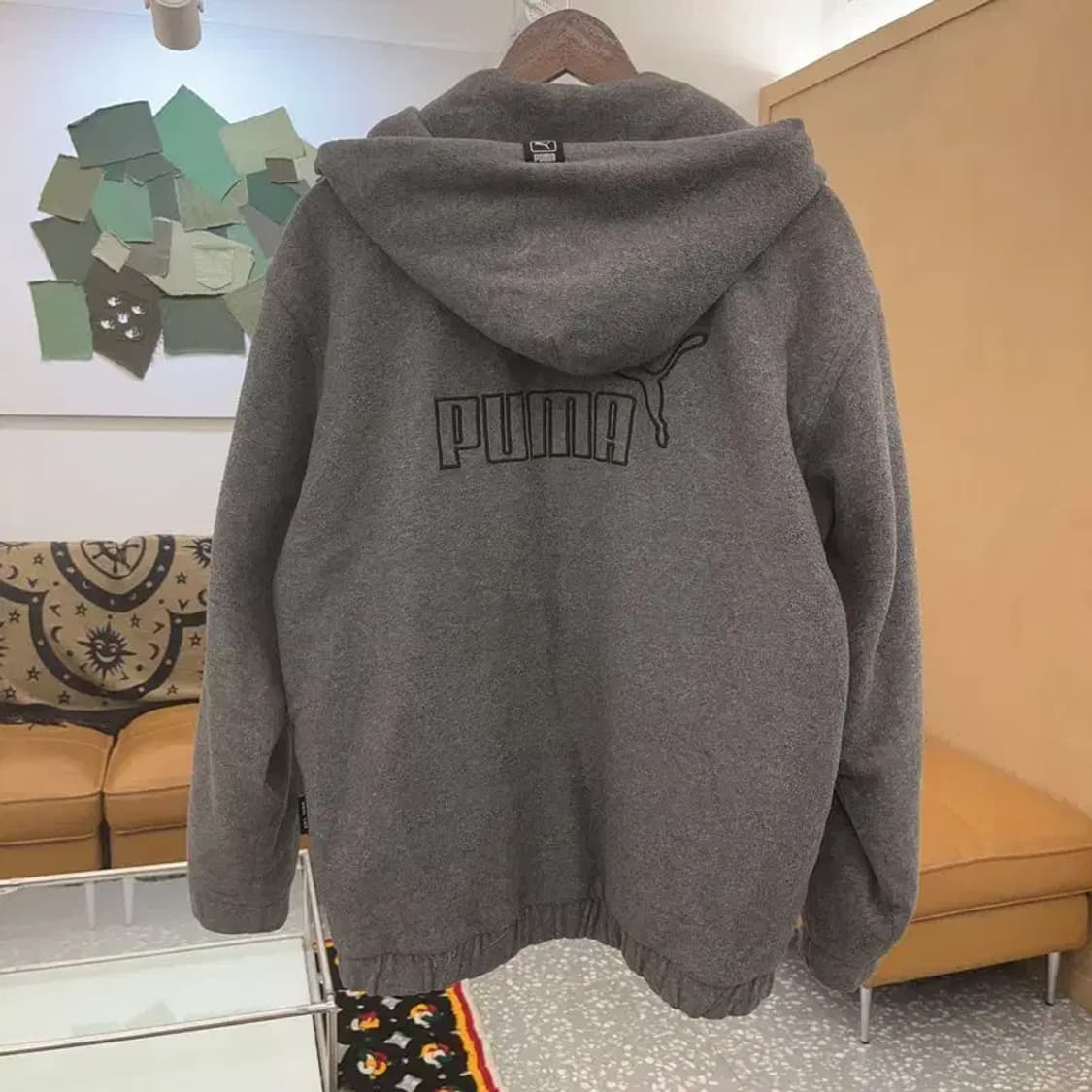 푸마 캐주얼 빈티지 후리스 후드집업 M C07590 상품이미지4