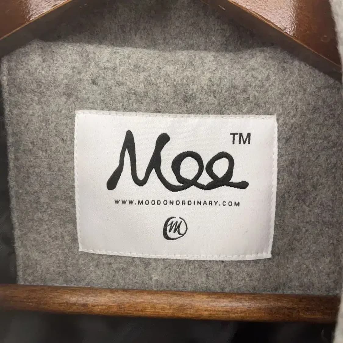 MOO 빈티지 모던시크 빅카라 블루종 자켓 M C07585 상품이미지5