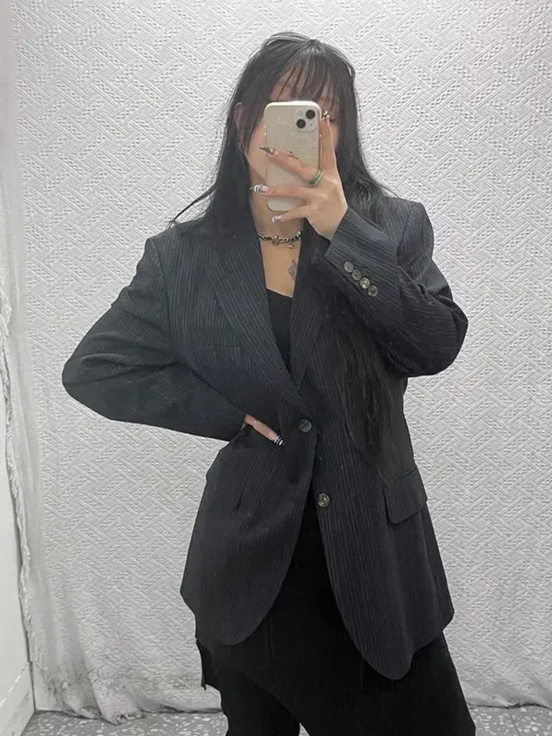 지방시 모던시크 스트라이프 테일러드 블레이저 39R C07598 상품이미지2