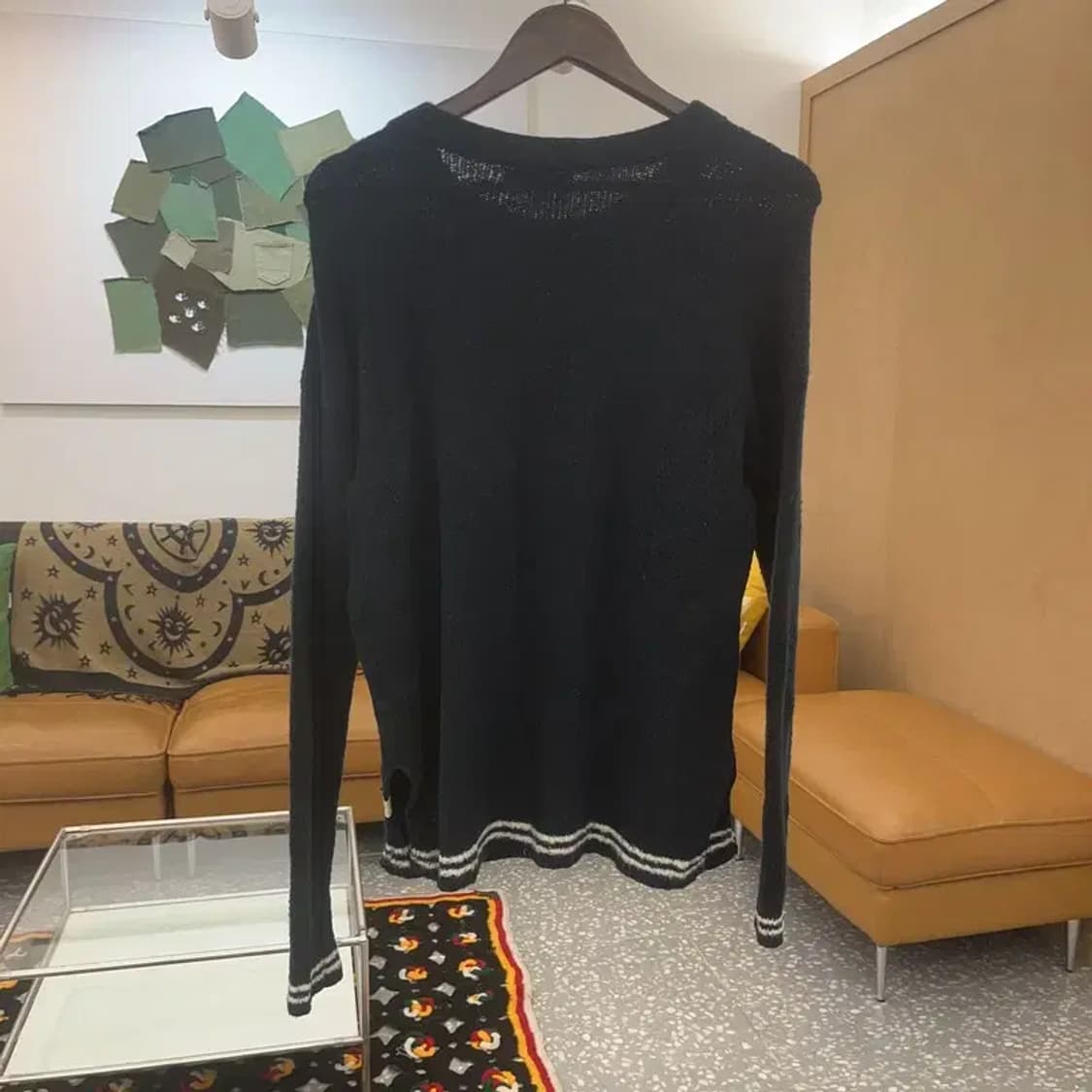 아베크롬비 올드스쿨 레트로 빅로고 폭닥 니트 S C07599 상품이미지4