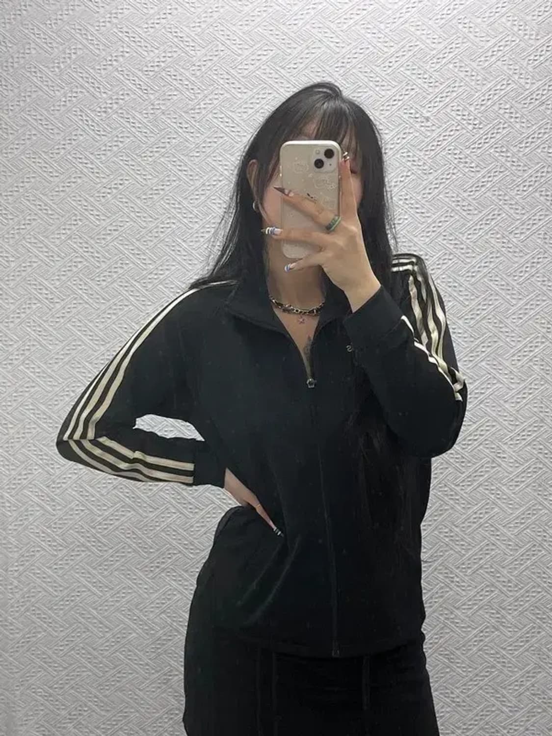 아디다스 마샬아츠 올드스쿨 Y2K 검골 져지 집업 XS C07601 상품이미지1