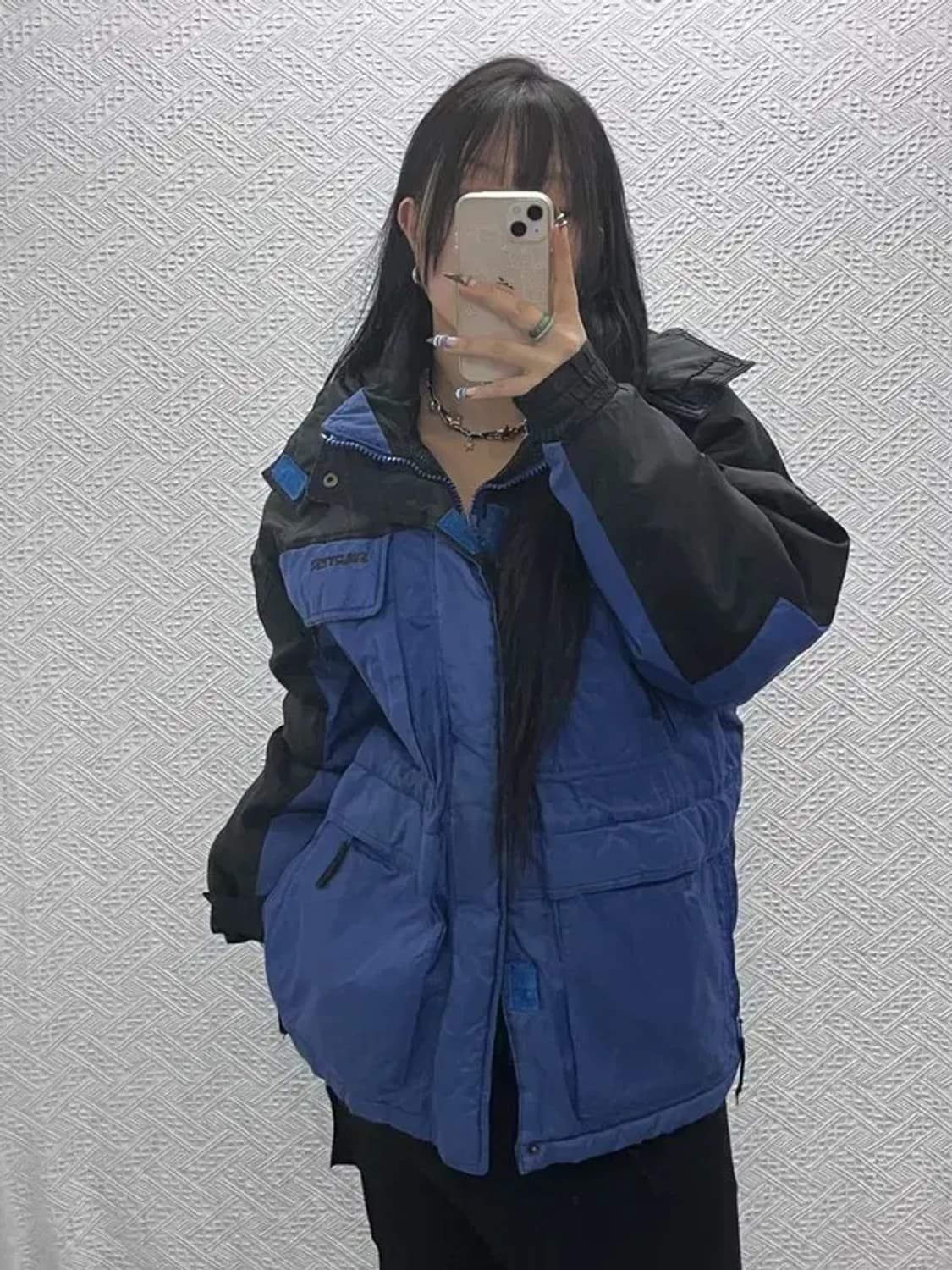 스타터 올드스쿨 레트로 멀티포켓 트러커 패딩 100 C07611 상품이미지1