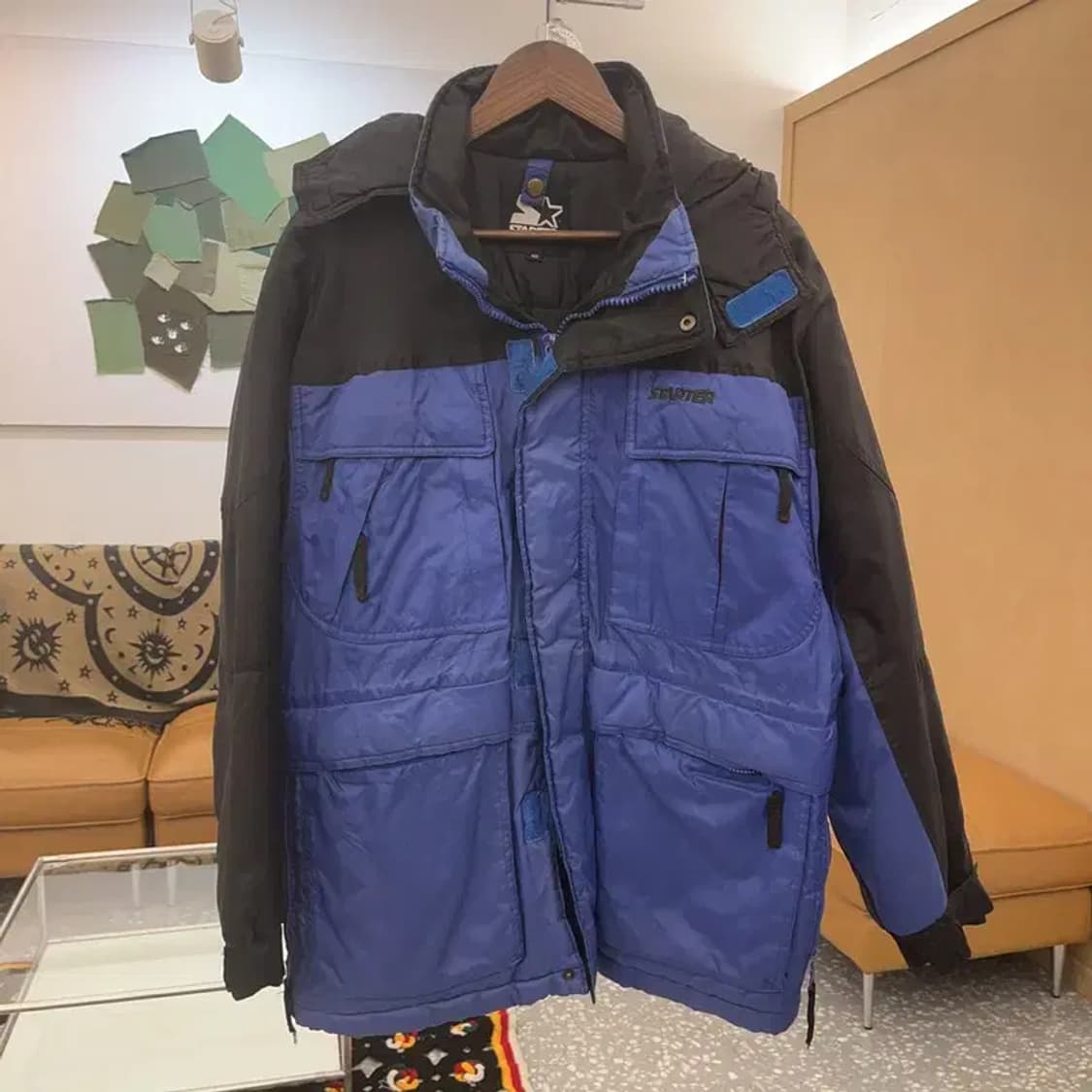 스타터 올드스쿨 레트로 멀티포켓 트러커 패딩 100 C07611 상품이미지3