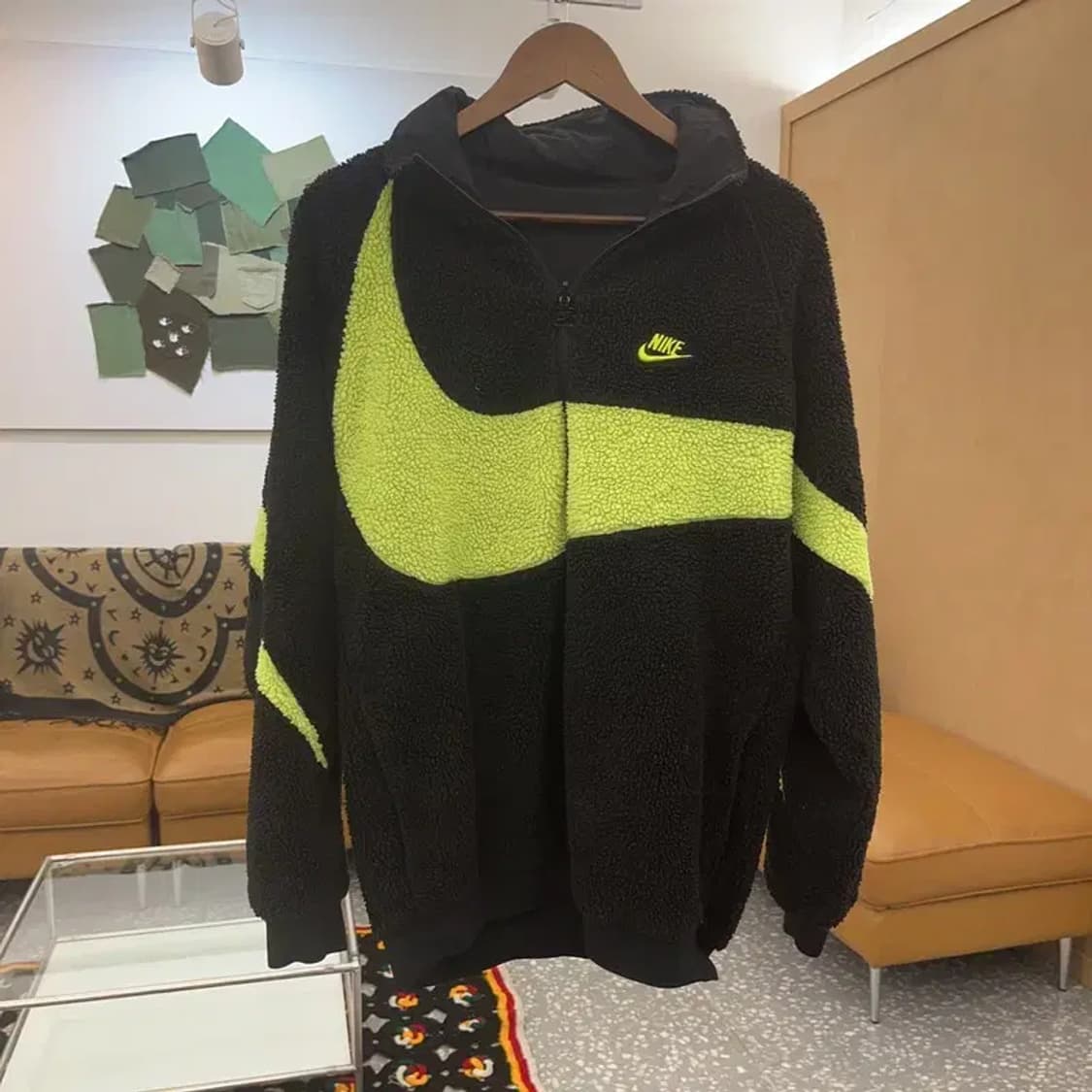 나이키 빈티지 키치 빅스우시 뽀글이 양털 후리스 105 C07602 상품이미지3