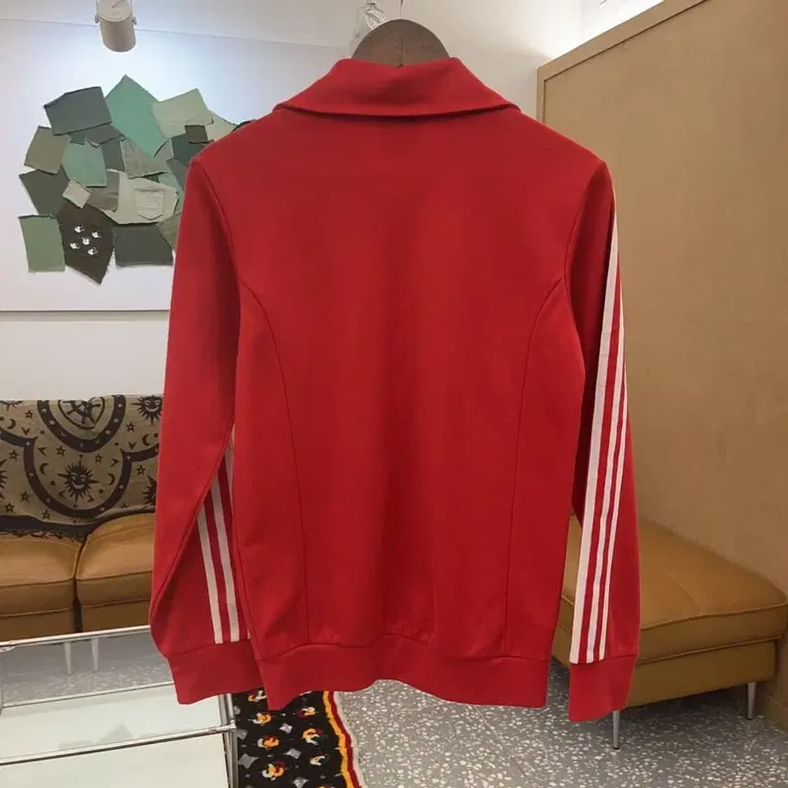 아디다스 Y2K 유로파 슬림핏 레드 져지 집업 90 C07615 상품이미지4