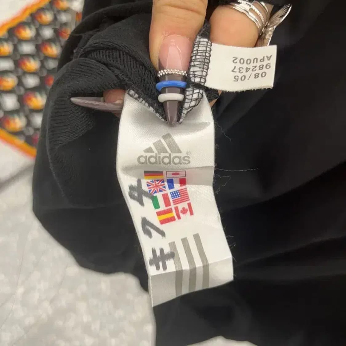 아디다스 올드스쿨 빈티지 하프삼선 져지 집업 L C07603 상품이미지6