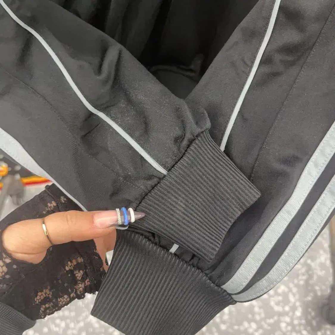 아디다스 올드스쿨 빈티지 하프삼선 져지 집업 L C07603 상품이미지9