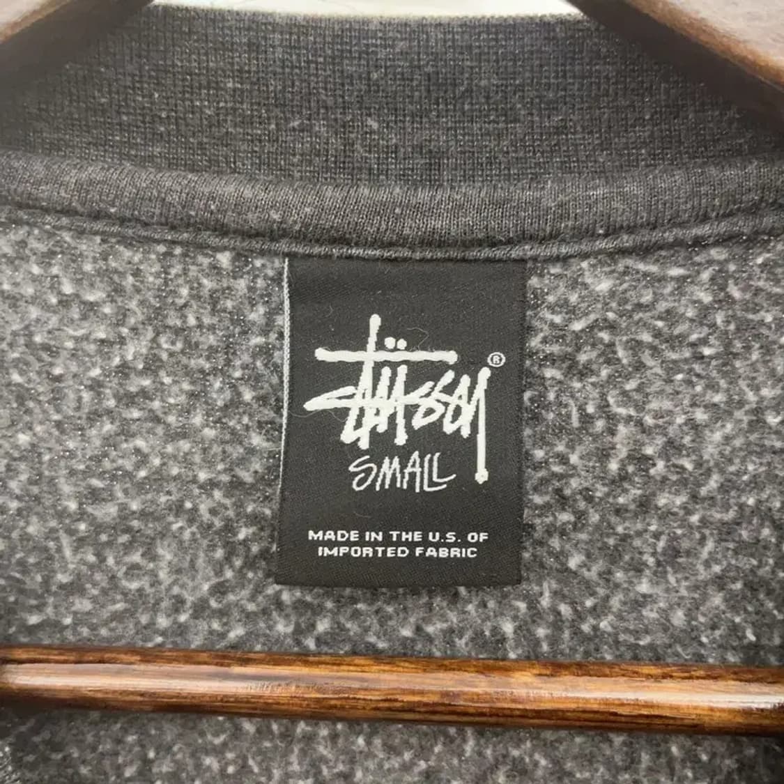 스투시 올드스쿨 빈티지 딥그린 빅로고 약기모 맨투맨 95 C07624 상품이미지5