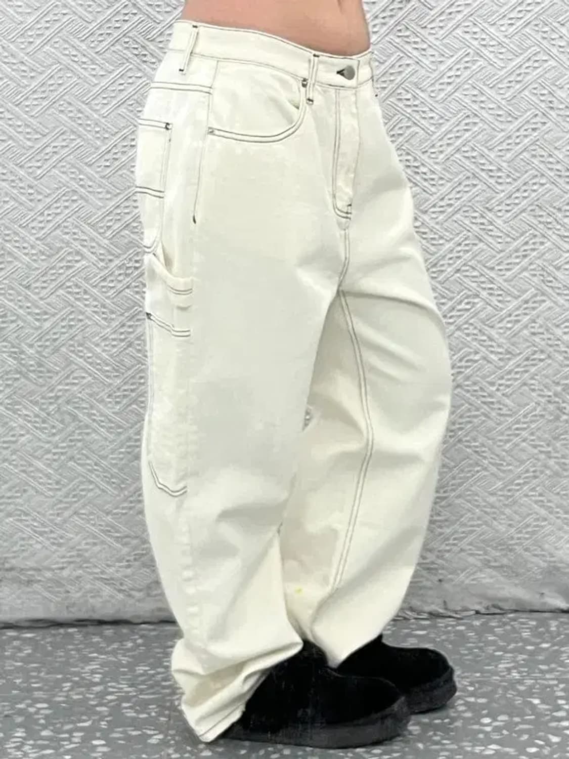 비바스튜디오 빈티지 카펜터 스케치라인 코튼팬츠 M C07631 상품이미지2