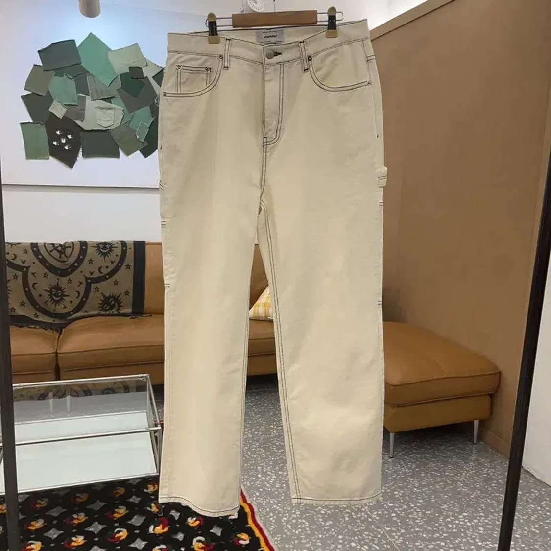 비바스튜디오 빈티지 카펜터 스케치라인 코튼팬츠 M C07631 상품이미지3