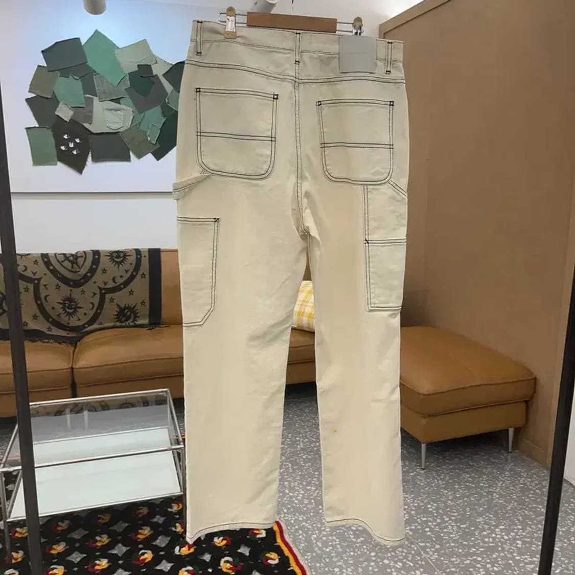 비바스튜디오 빈티지 카펜터 스케치라인 코튼팬츠 M C07631 상품이미지4