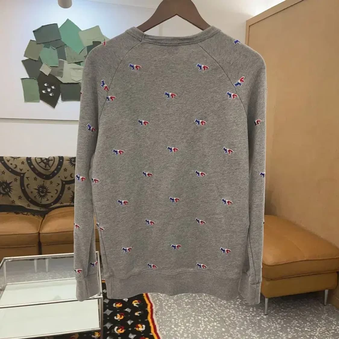 메종 키츠네 키치 멀티컬러 폭스패치 맨투맨 S C07625 상품이미지3