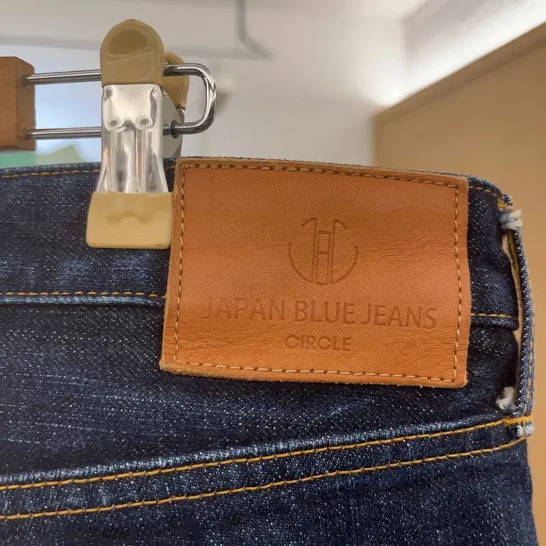 재팬블루진 J401 빈티지 캐주얼 와이드 데님팬츠 34인치 C07634 상품이미지5