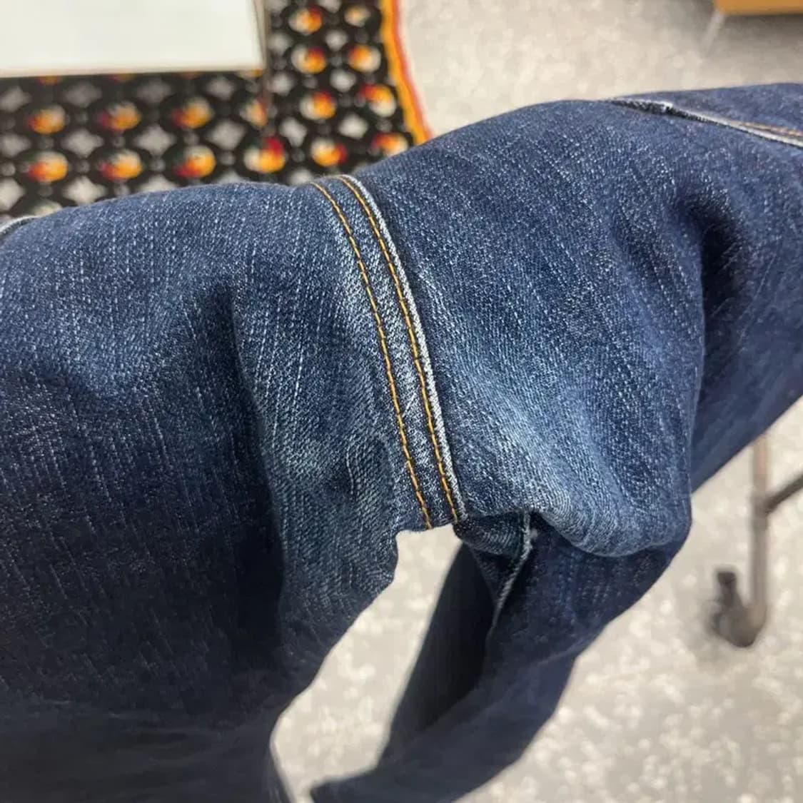 재팬블루진 J401 빈티지 캐주얼 와이드 데님팬츠 34인치 C07634 상품이미지8