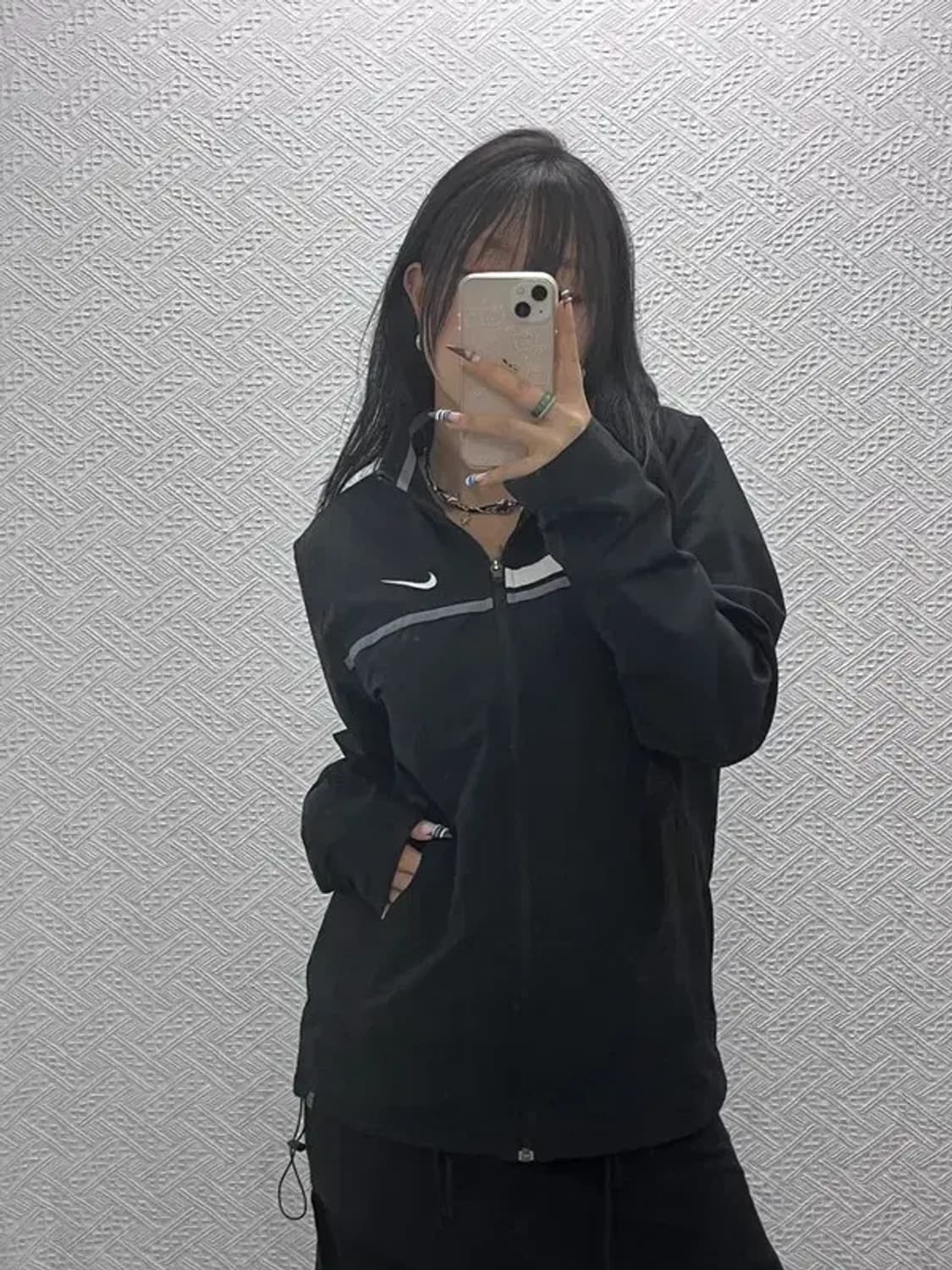 나이키 드라이핏 스우시 배색 바람막이 자켓 M C07609 상품이미지1