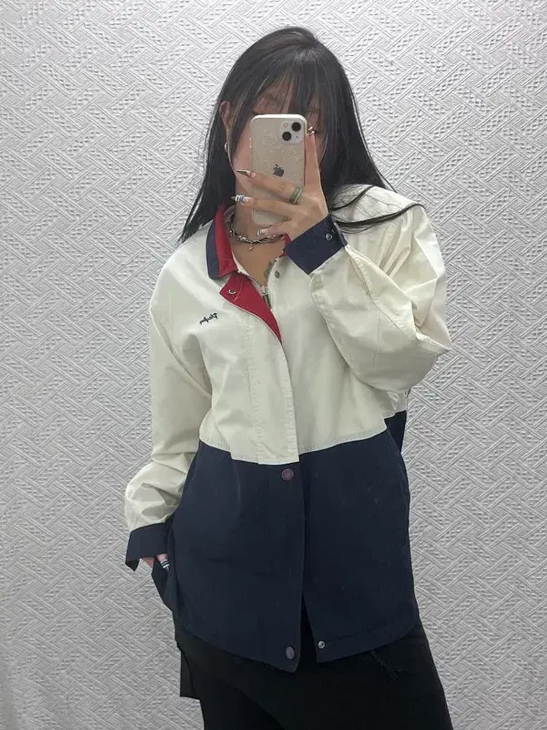 플레이보이 희귀 레트로 빈티지 바람막이 자켓 M C07610 상품이미지1