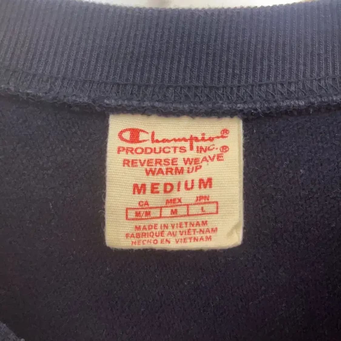 챔피온 리버스위브 자수로고 오버핏 약기모 맨투맨 M C07627 상품이미지5