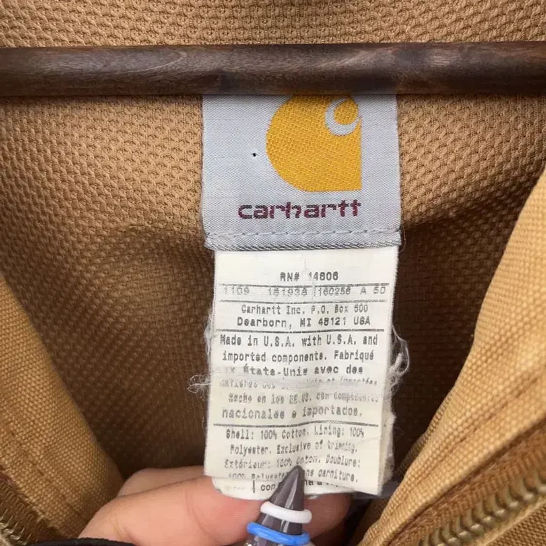 칼하트 빈티지 캐주얼 J31 덕 액티브 자켓 105 C07617 상품이미지5