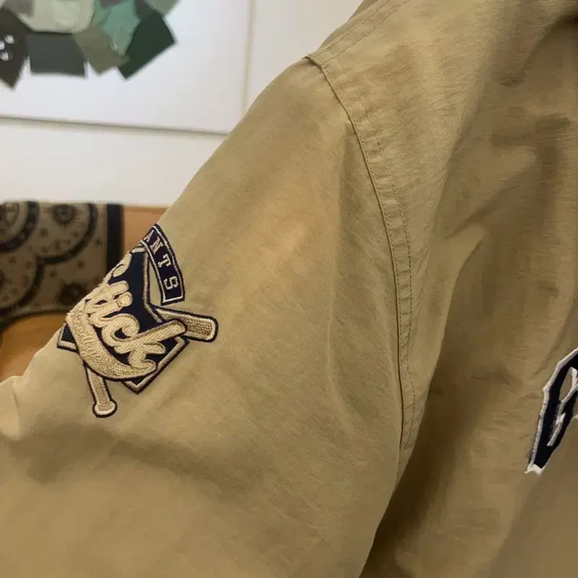 WWS 올드스쿨 빈티지 자이언츠 누빔 아노락 자켓 110 C07620 상품이미지9