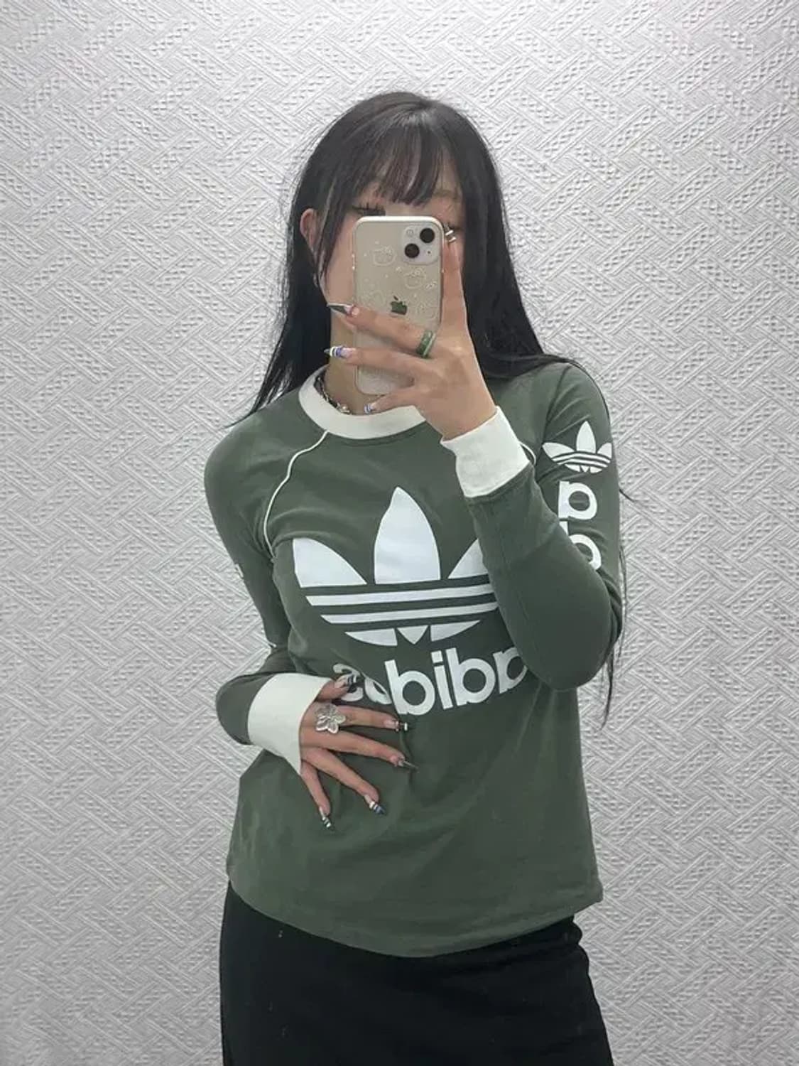 아디다스 스타디움 빈티지 베이스그린 롱슬리브 S C07643 상품이미지2